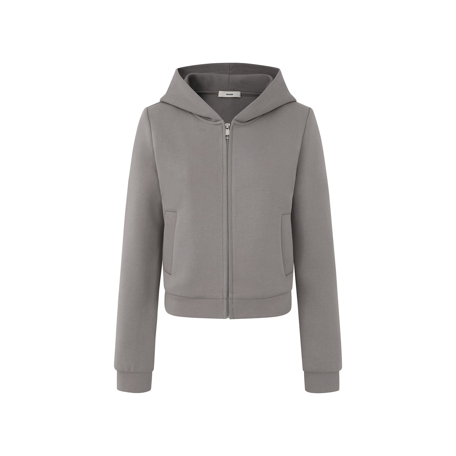 iamxiaa_Gray_Designer_Fitted_Cropped_Classic_Hooded_Reversible_Women&
