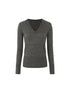 iamxiaa_Gray_Ribbed_V-neck_Chunky_Knit_Plush_Women&