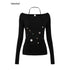 iamxiaa_Hand_Sewn_Button_Ruching_Halter_Women&