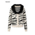 iamxiaa_Handpainted_Black_White_Zebra_Woven_Deep_V_Eco_Fur_Collar_Women&