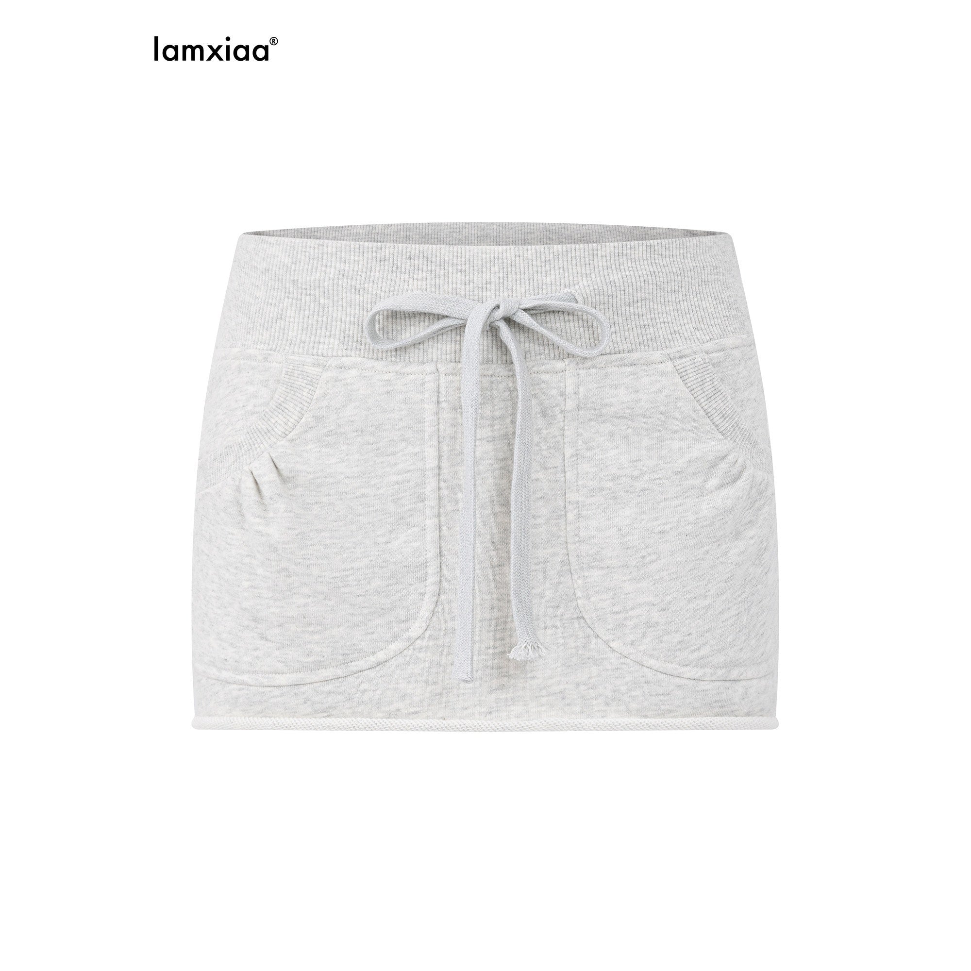 iamxiaa_Heather_Gray_Drawstring_Wide_Rib_Low_Waist_Women&