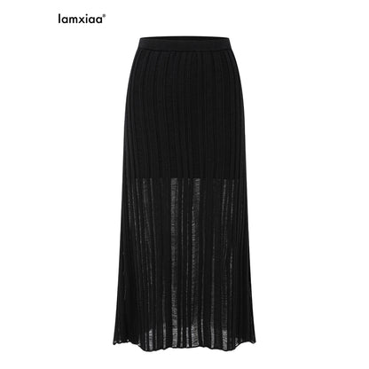 iamxiaa_Hollow_Out_Ribbed_Knit_Asymmetric_One_Shoulder_Women&