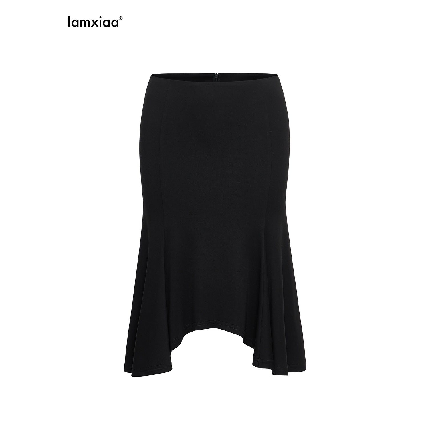 iamxiaa_Irregular_Wave_Hem_Low_Waist_Hip_Hugging_Women&