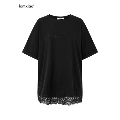 iamxiaa_Lace_Hem_Script_Rhinestone_Crewneck_Women&