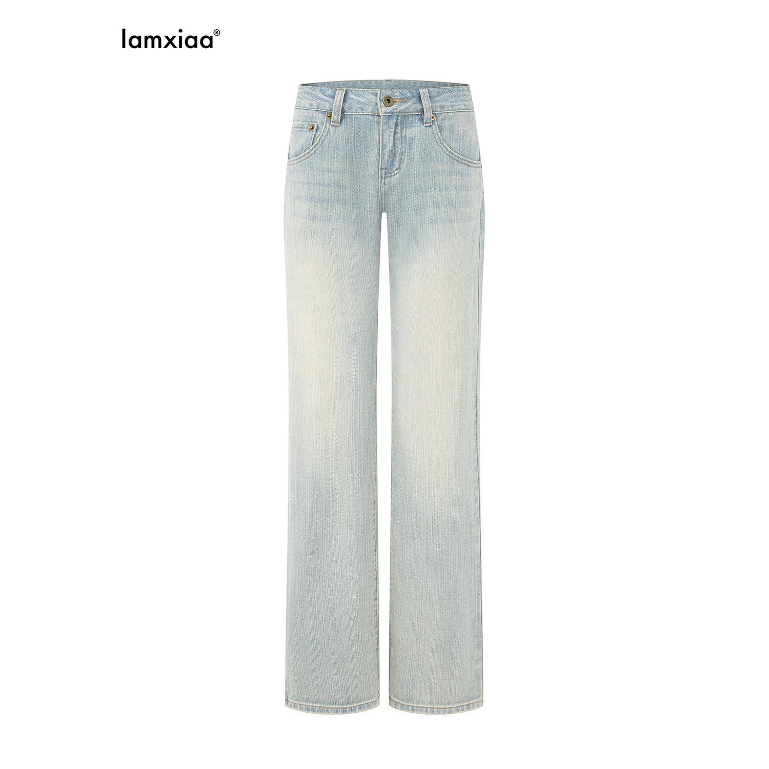 iamxiaa_Light_Blue_Slub_Texture_Faded_Wash_Relaxed_Low_Rise_Women&