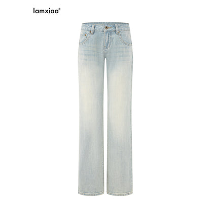 iamxiaa_Light_Blue_Slub_Texture_Faded_Wash_Relaxed_Low_Rise_Women&