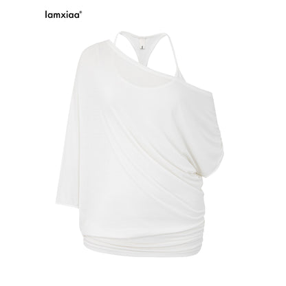 iamxiaa_Lightweight_Sheer_Fitted_Racerback_One_Shoulder_Women&