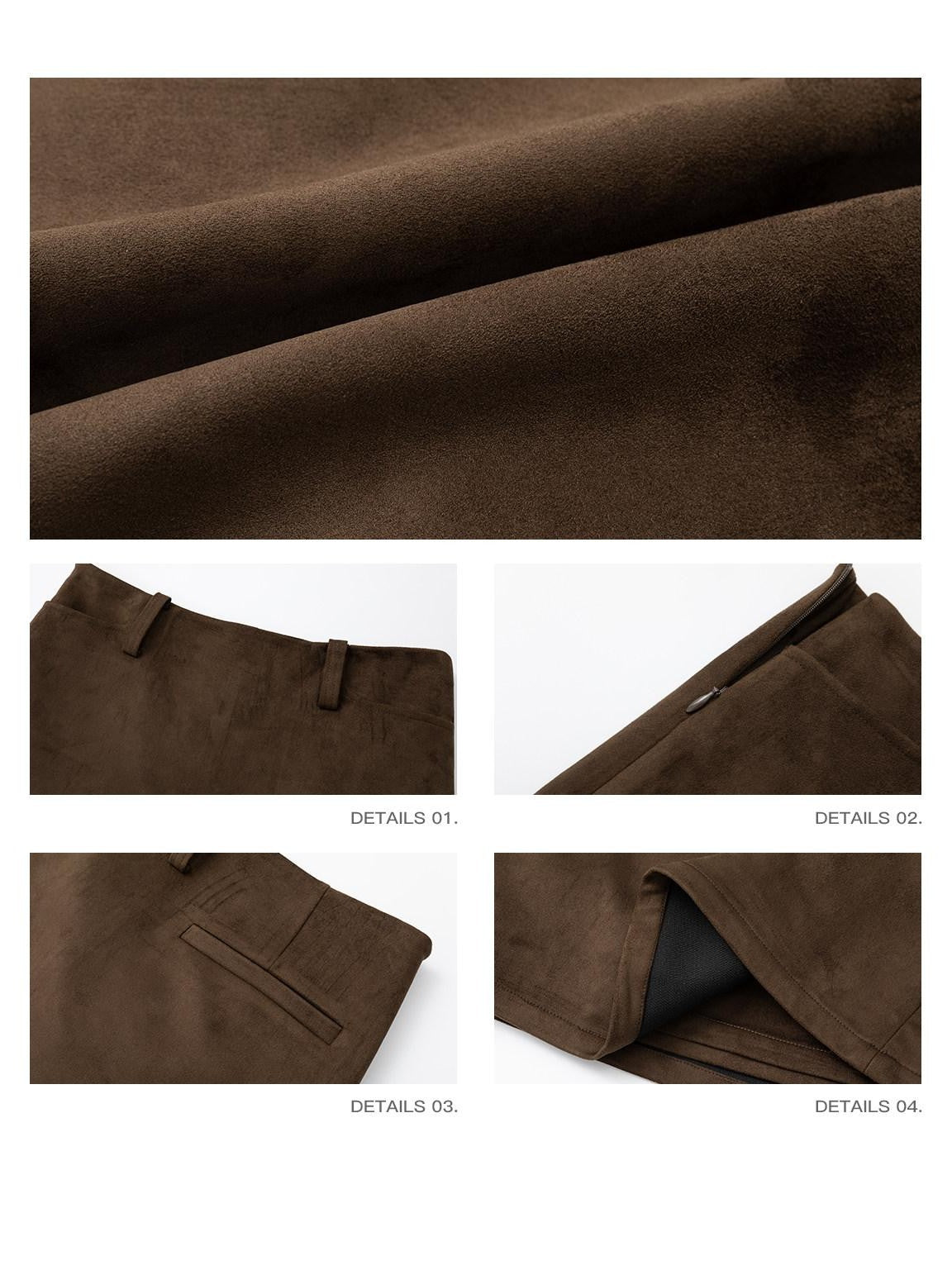 iamxiaa Matte Fine High Waist Slim Subtle A Line Women&
