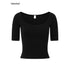 iamxiaa_Minimalist_Crew_Mid_Sleeve_Slim_Tee_Lowrise_Bodycon_Women&