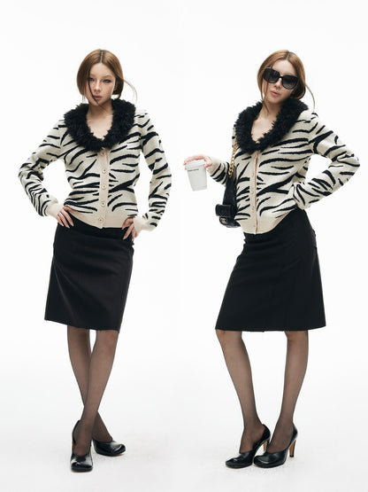 iamxiaa Minimalist Raw Edge Paneled Slim Fit Women&