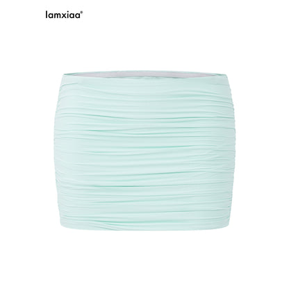 iamxiaa_Mint_Green_Ruched_Low_Waist_90s_Women&