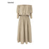 iamxiaa_Off_Shoulder_Gathered_Waist_A_Line_Women&