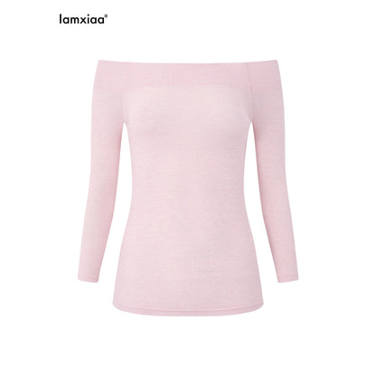 iamxiaa_Off_Shoulder_Stretch_Knit_Slim_Fit_Women&
