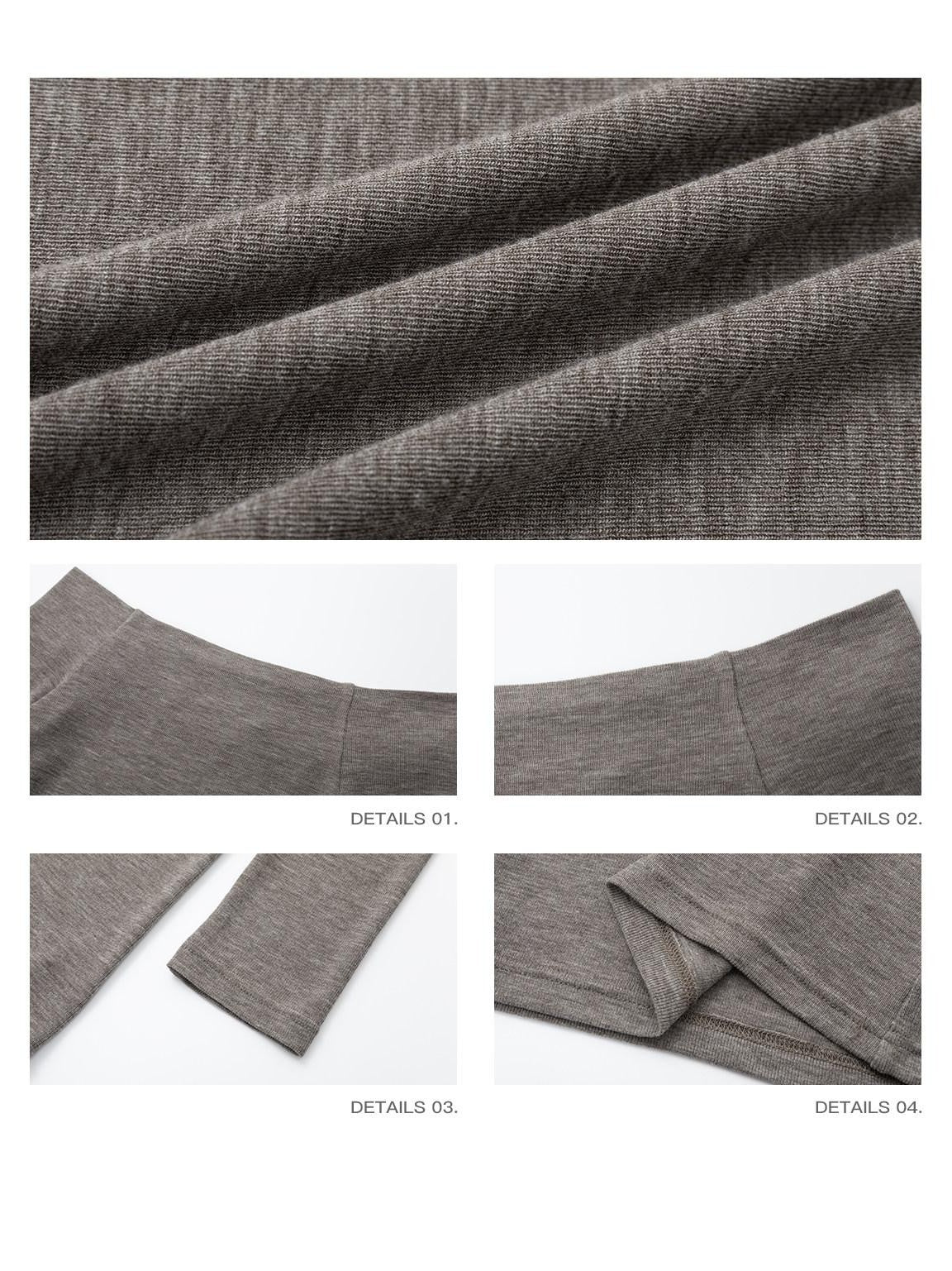 iamxiaa Off Shoulder Stretch Knit Slim Fit Women&