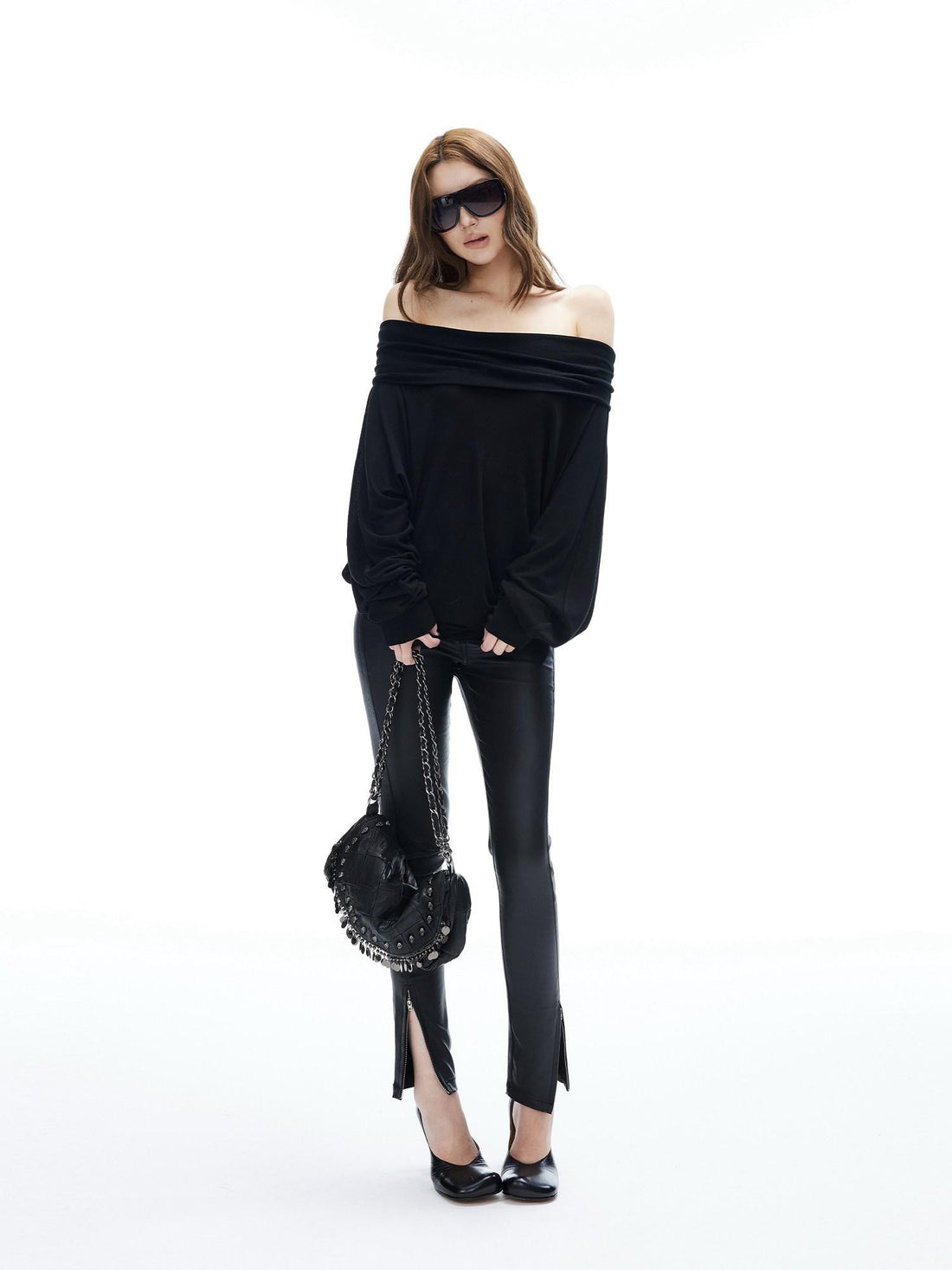 iamxiaa One Shoulder Batwing Convertible Women&