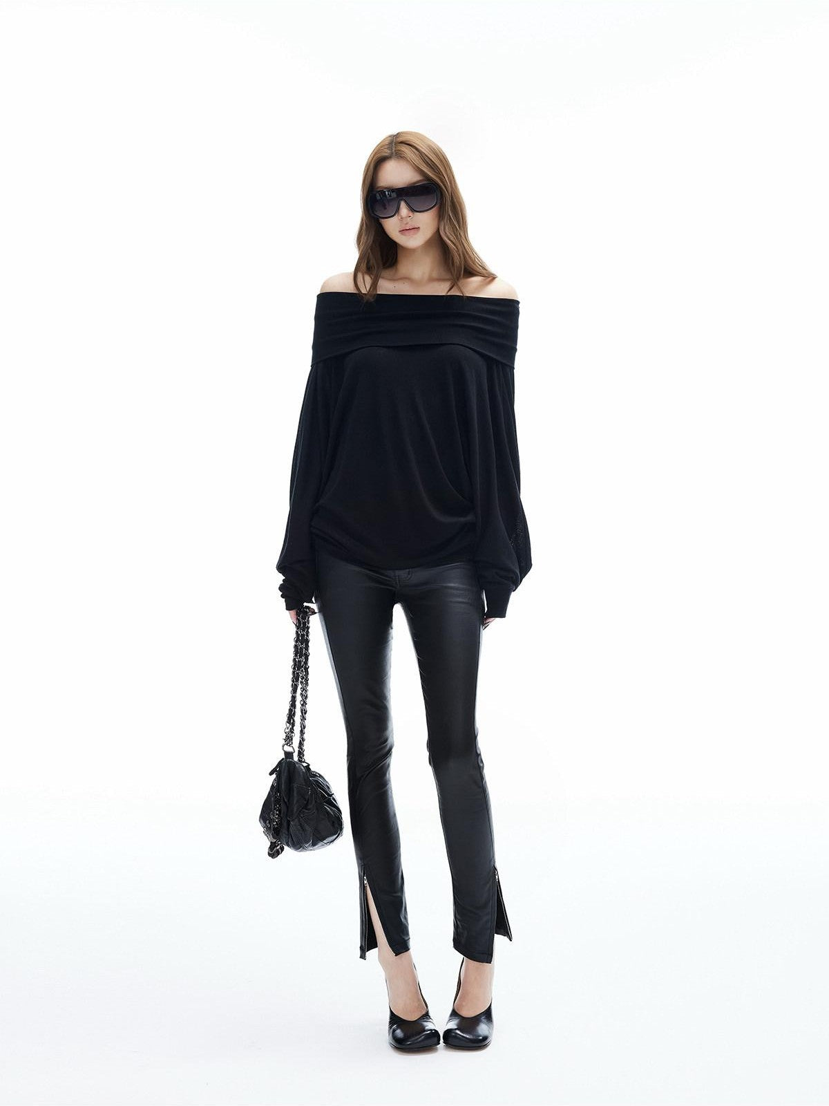iamxiaa One Shoulder Batwing Convertible Women&