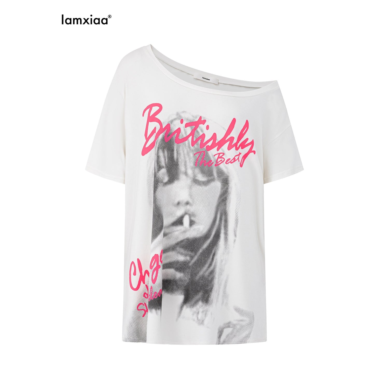 iamxiaa_Portrait_Print_Asymmetric_Shoulder_Women&