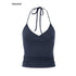 iamxiaa_Prussian_Blue_Halter_Foldover_Waist_Knit_Flare_Women&
