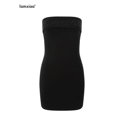 iamxiaa_Rhinestone_Off_Shoulder_Folded_Edge_Bandeau_Women&