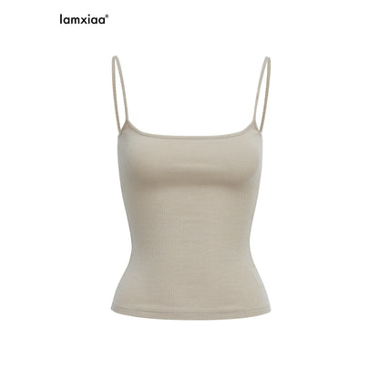 iamxiaa_Ribbed_Knit_Slim_Fit_Thin_Straps_U_Neck_Women&