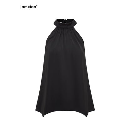 iamxiaa_Ruched_Cutout_Shoulders_Back_Ribbon_Women&