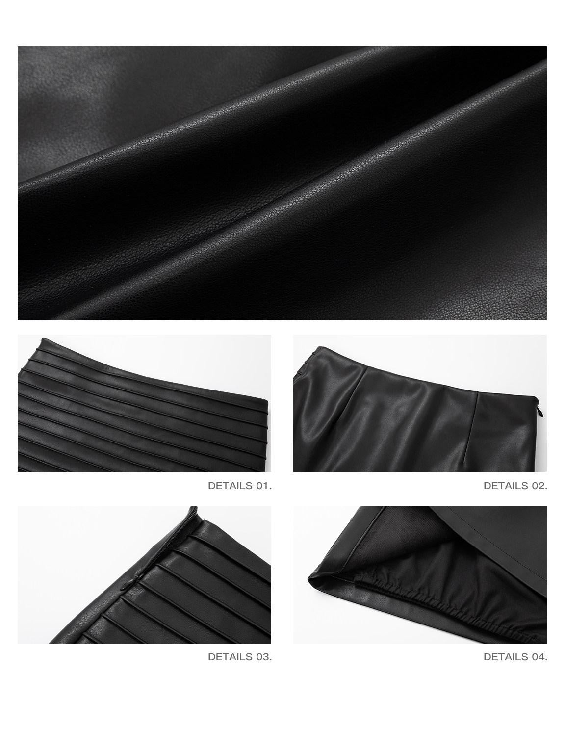 iamxiaa Sculptural Multi Pleat Slim Straight Women&
