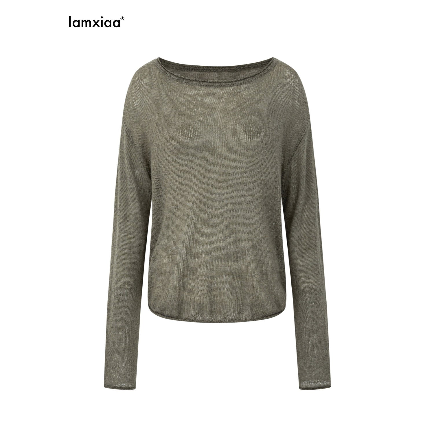 iamxiaa_Sheer_Boat_Neck_Drop_Shoulder_Women&