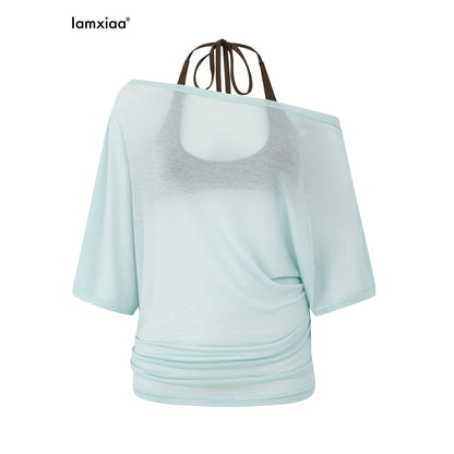 iamxiaa_Sheer_Two_Way_Off_Shoulder_Cover_Up_Women&