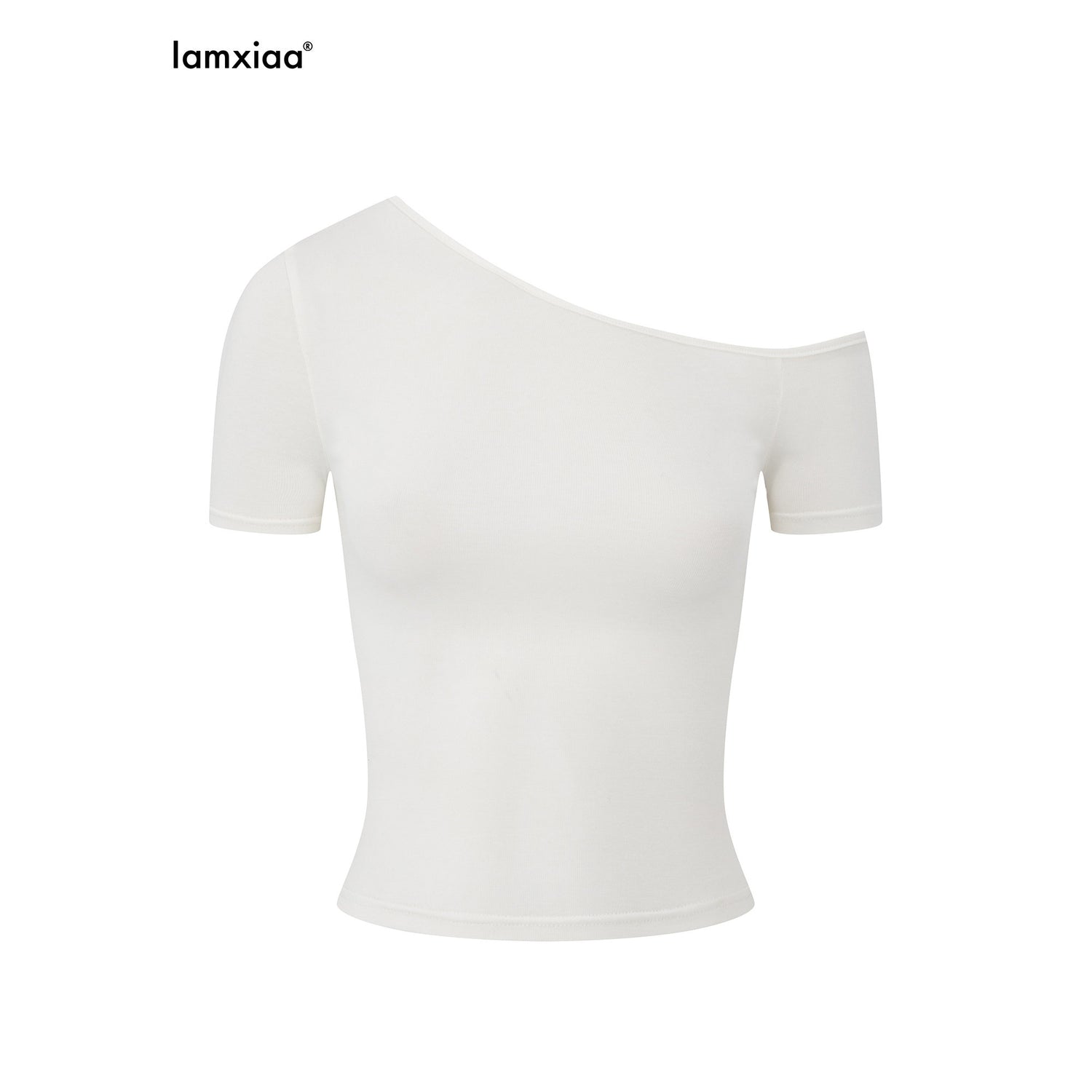iamxiaa_Slim_Fit_One_Shoulder_Off_Shoulder_Women&