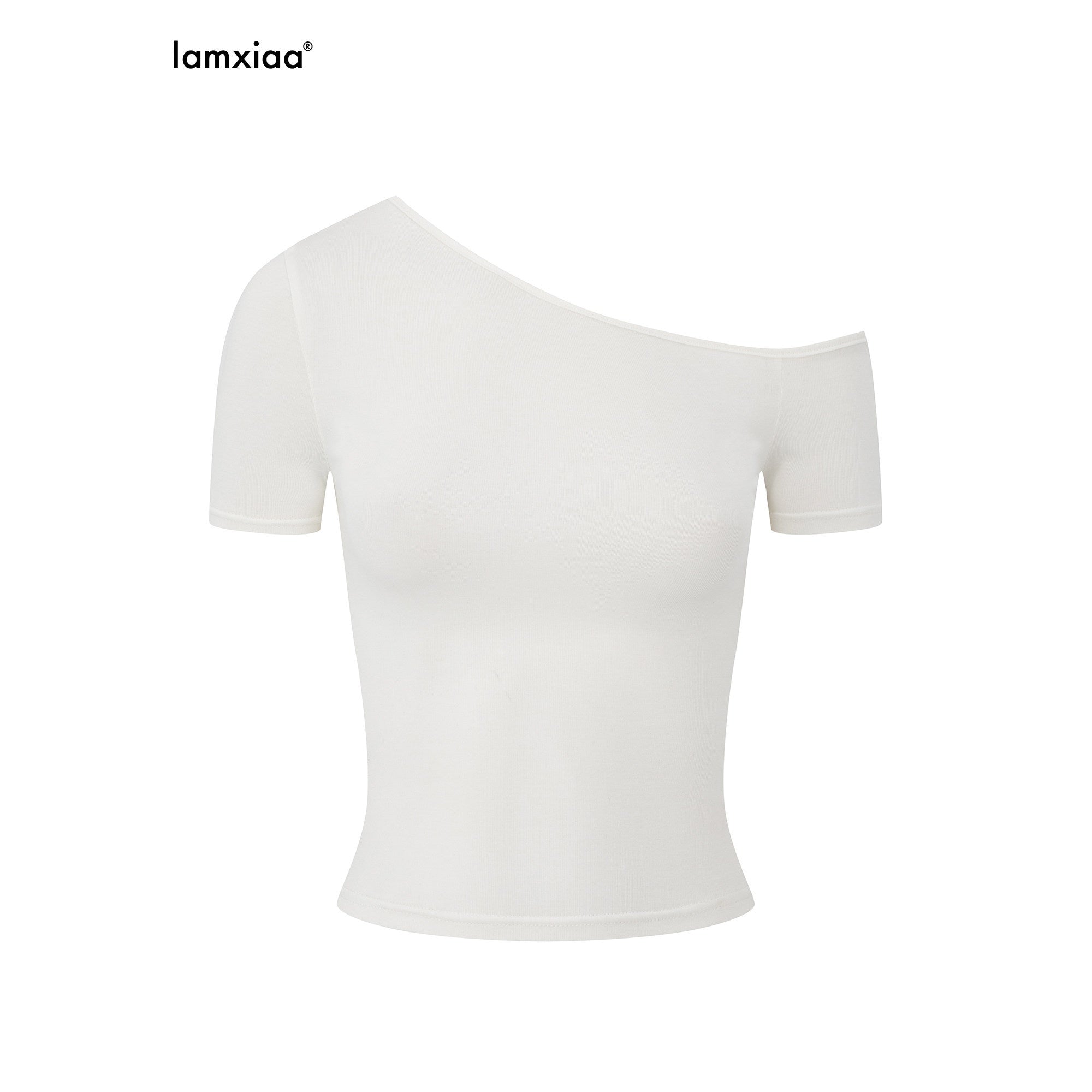 iamxiaa_Slim_Fit_One_Shoulder_Off_Shoulder_Women&