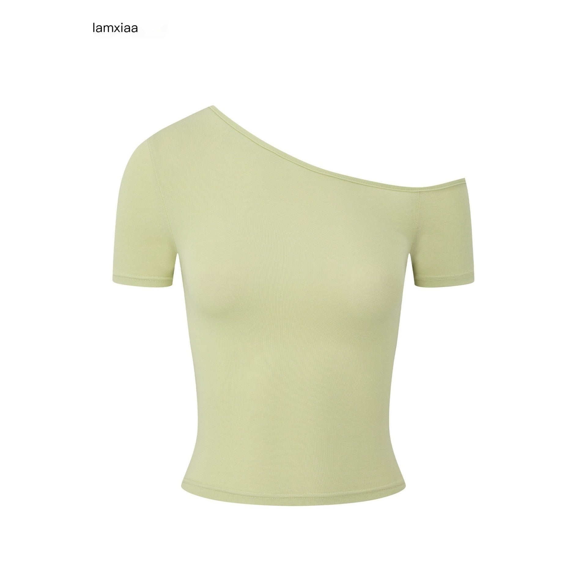 iamxiaa_Slim_Fit_One_Shoulder_Off_Shoulder_Women&