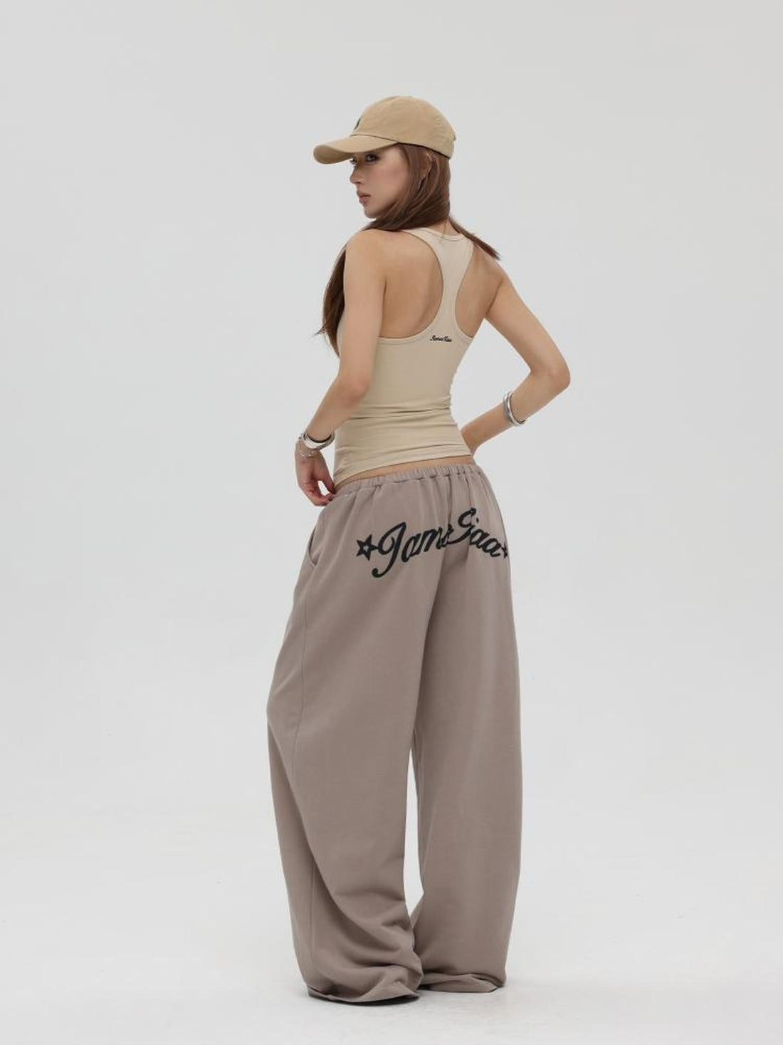 iamxiaa Square Neck Embroidered Slim Fit Women&