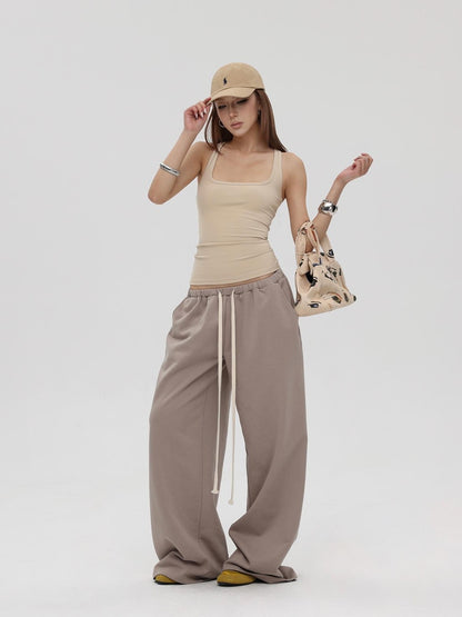 iamxiaa Square Neck Embroidered Slim Fit Women&