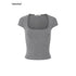 iamxiaa_Square_U_Neck_Small_Flutter_Sleeves_Set_In_Shoulder_Slim_Fit_Women&