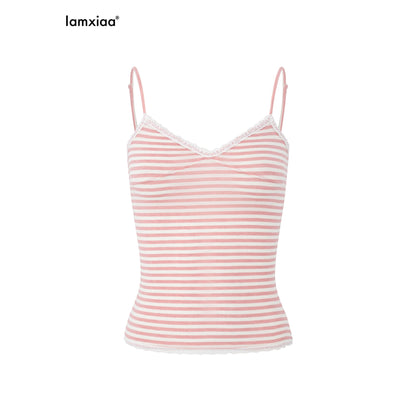 iamxiaa_Striped_Lace_Detail_Women&