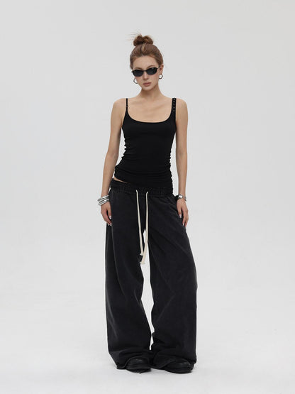 iamxiaa Studded Asymmetric Strap Slim Fit Women&