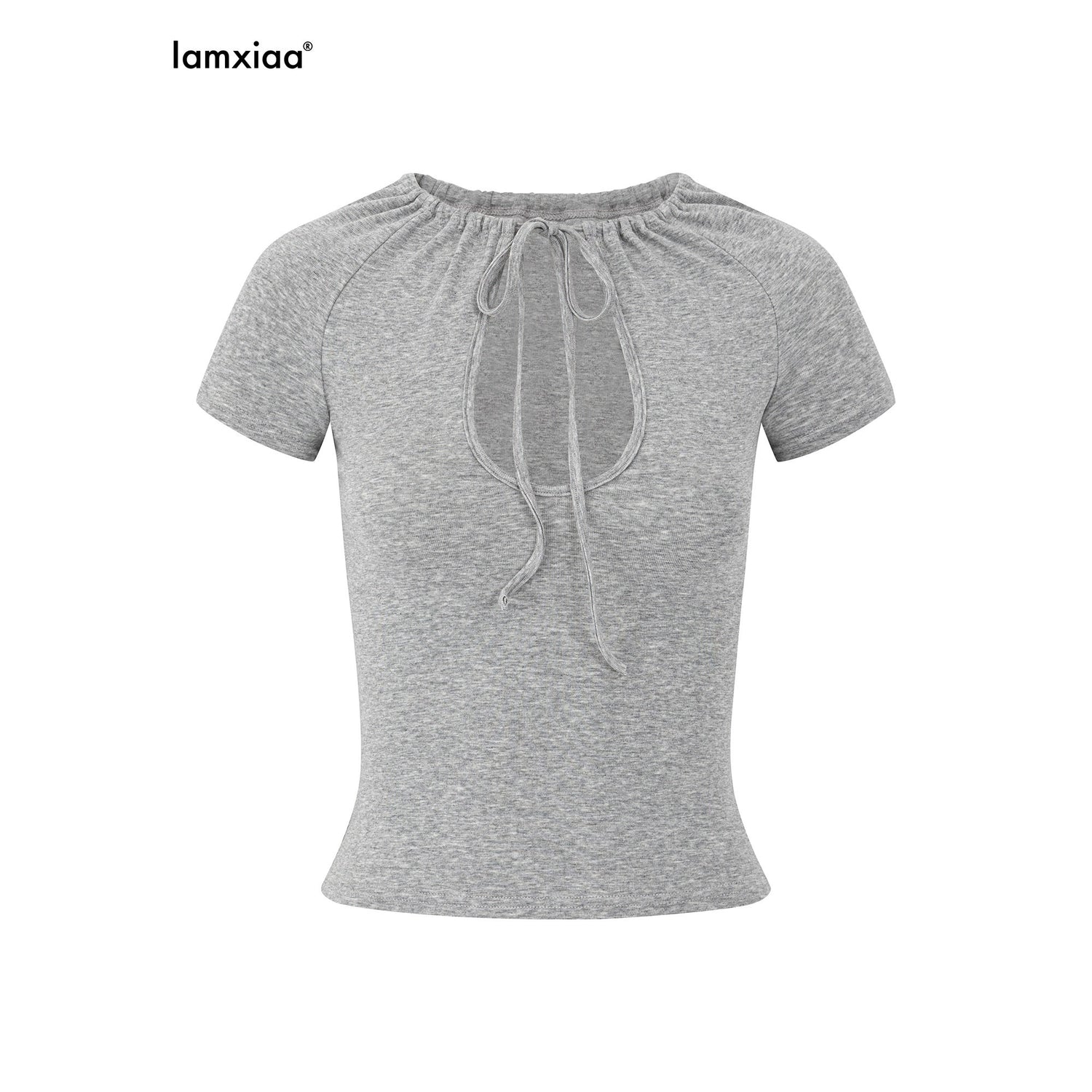 iamxiaa_Teardrop_Cutout_Adjustable_Drawstring_Raglan_Women&