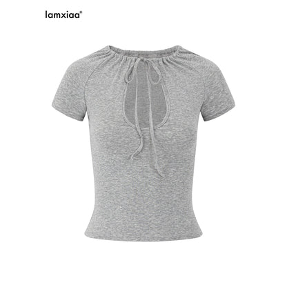 iamxiaa_Teardrop_Cutout_Adjustable_Drawstring_Raglan_Women&
