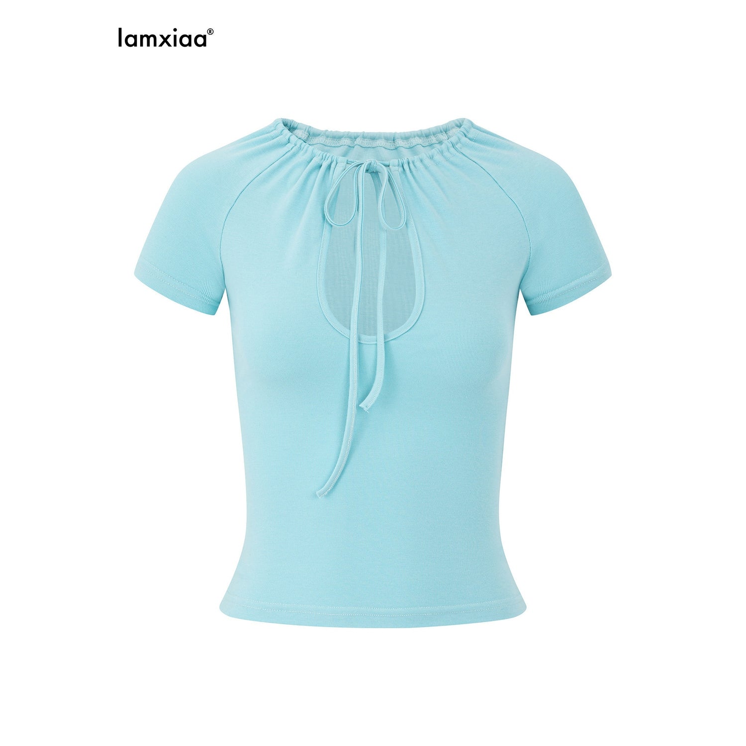iamxiaa_Teardrop_Cutout_Adjustable_Drawstring_Raglan_Women&