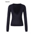 iamxiaa_Textured_Ribbed_V-neck_Fitted_Knit_Women&
