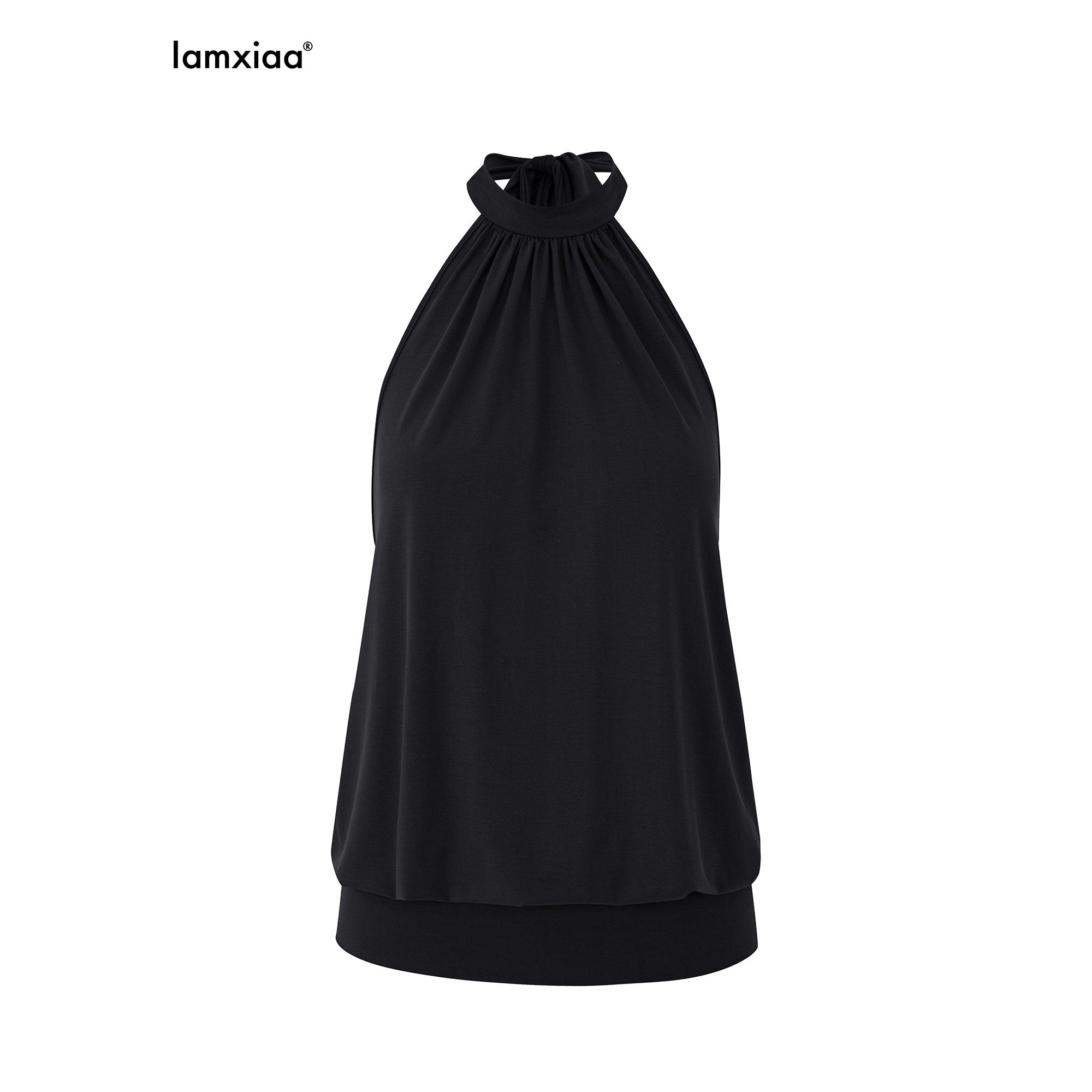 iamxiaa_Two_Tone_Open_Back_Cutout_Shoulder_Tie_Women&
