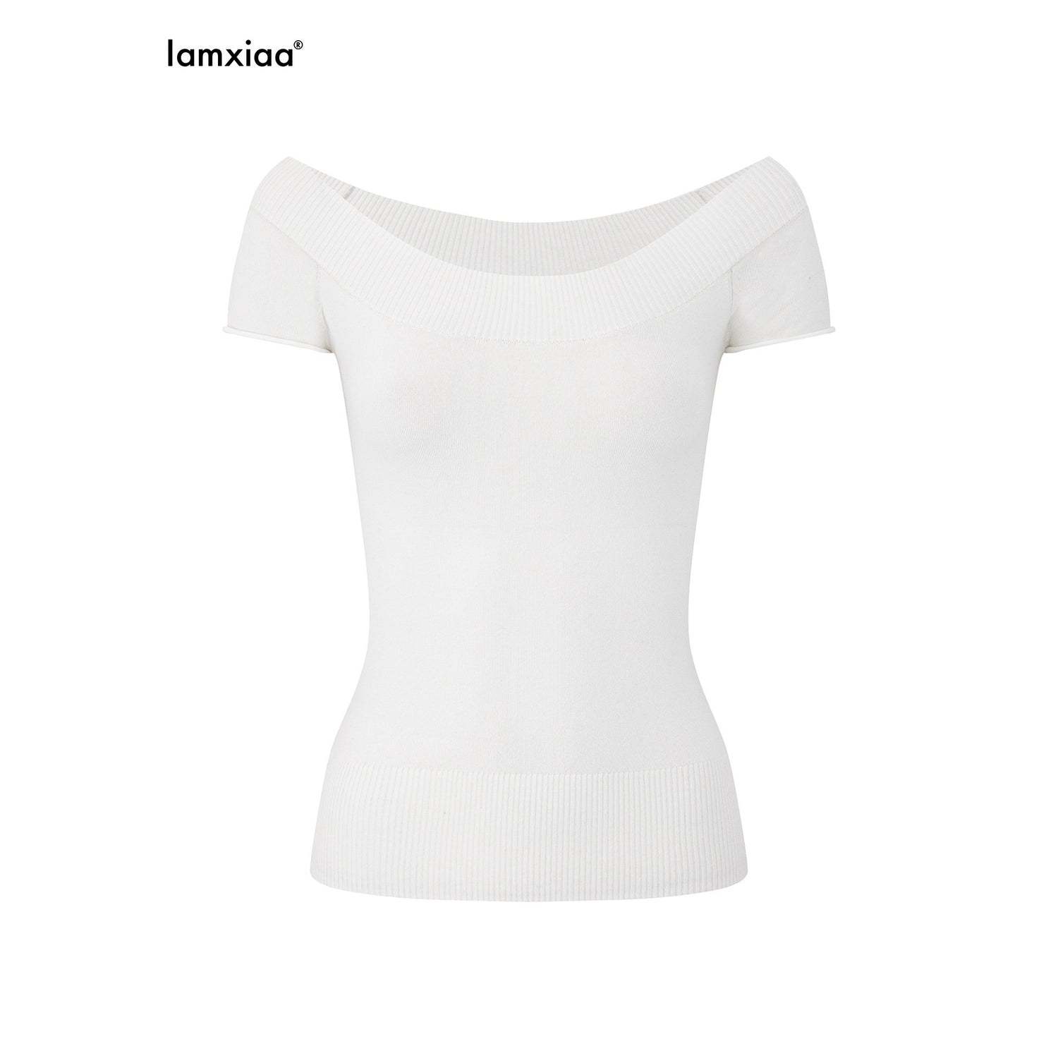 iamxiaa_Two_Tone_Reversible_Wide_Crew_Neck_Ribbed_Hem_Women&