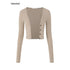 iamxiaa_Two_Tone_Thumbhole_Long_Sleeve_Bone_Button_Knit_Women&