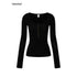 iamxiaa_U_Neck_9_Button_Placket_Adjustable_Cuffs_Women&