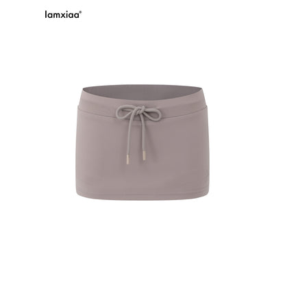 iamxiaa_U_Neck_Backless_Low_Cut_Strappy_Crop_Skort_Low_Rise_Women&