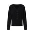 iamxiaa_V-neck_Henley_Hidden_Button_One_Shoulder_Women&