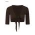 iamxiaa_V-neck_Layered_Cropped_Two_Tone_Mid_Sleeve_Women&
