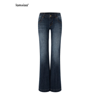 iamxiaa_Vertical_Ribbed_Distressed_Indigo_Yellow_Topstitch_Women&
