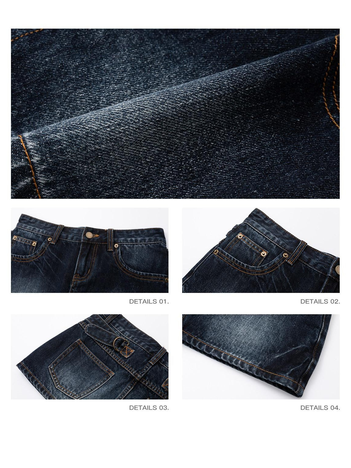 iamxiaa Vintage 90s Low Rise Adjustable Waist Women&