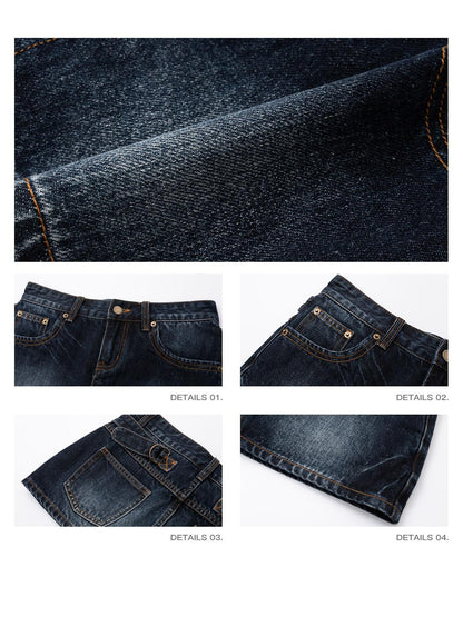 iamxiaa Vintage 90s Low Rise Adjustable Waist Women&
